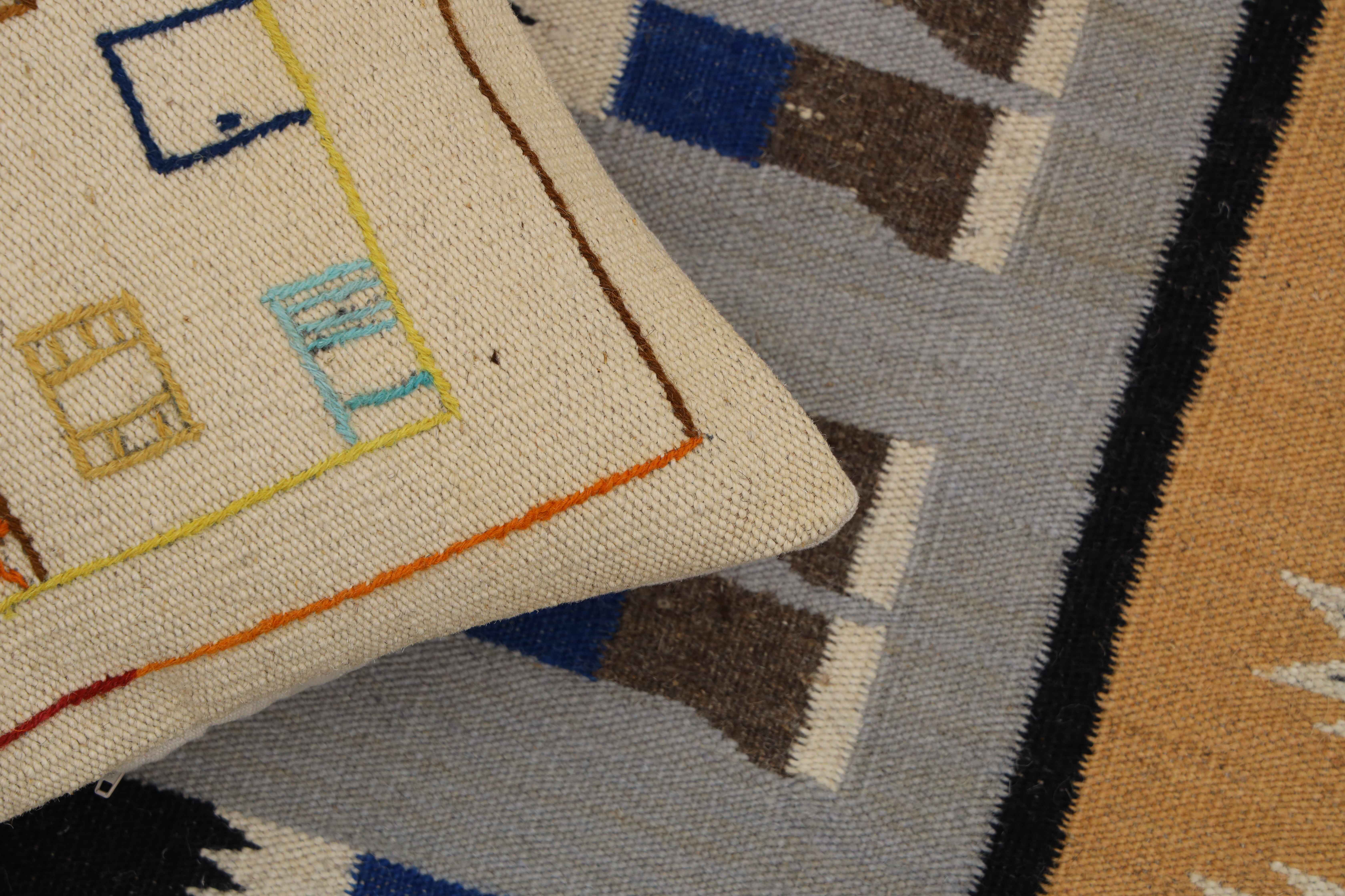 HAND EMBROIDERED THROWS/ CUSHIONS