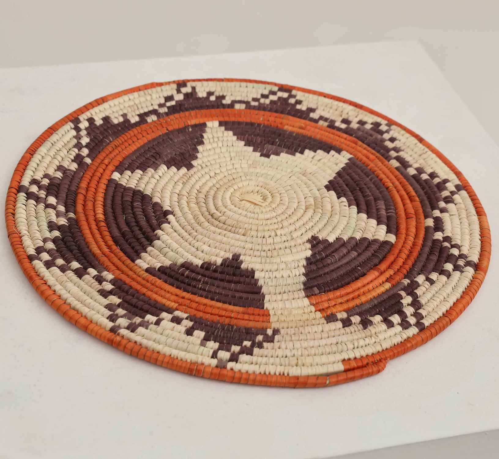 HAND WOVEN WEDDING FLAT MAT BASKETS