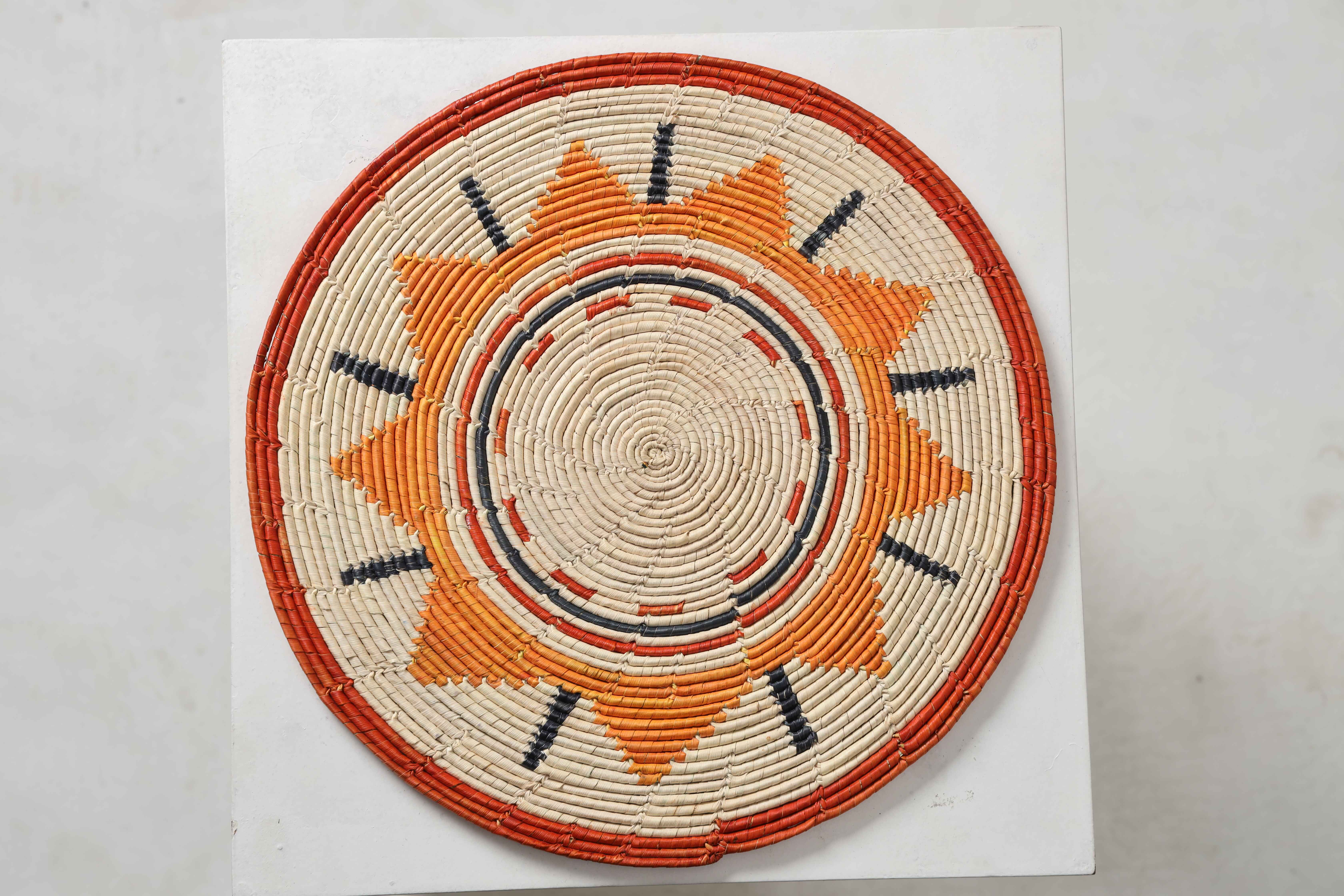 HAND WOVEN THIN MAT BASKETS (NIBV)