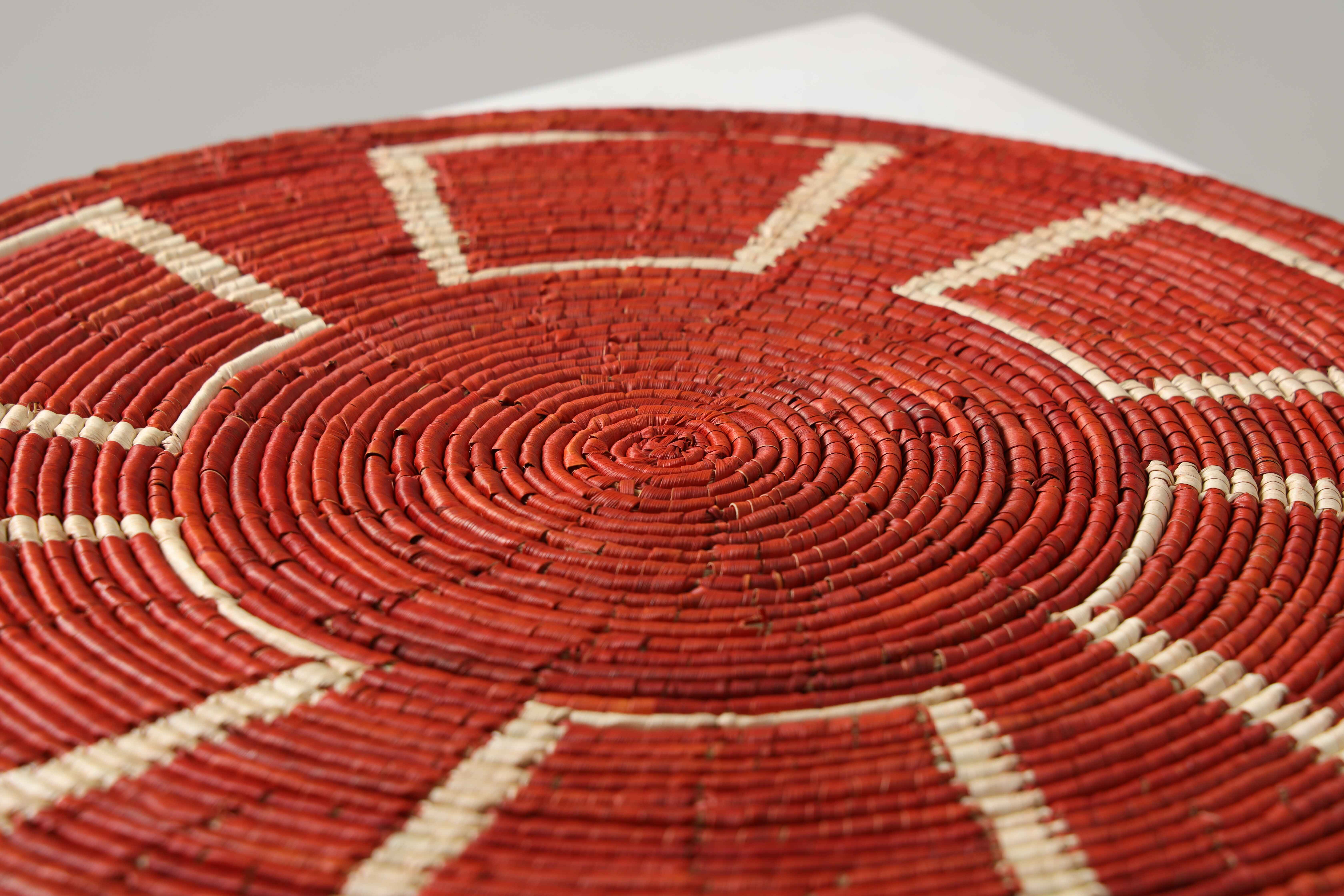 HAND WOVEN THIN MAT BASKETS (NIBV)