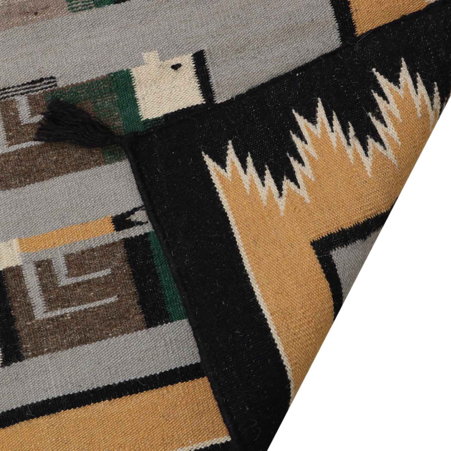 HAND WOVEN NATIVE STYLE COLLECTOR'S GRAND SOUTHWEST RUGS (NHWD)