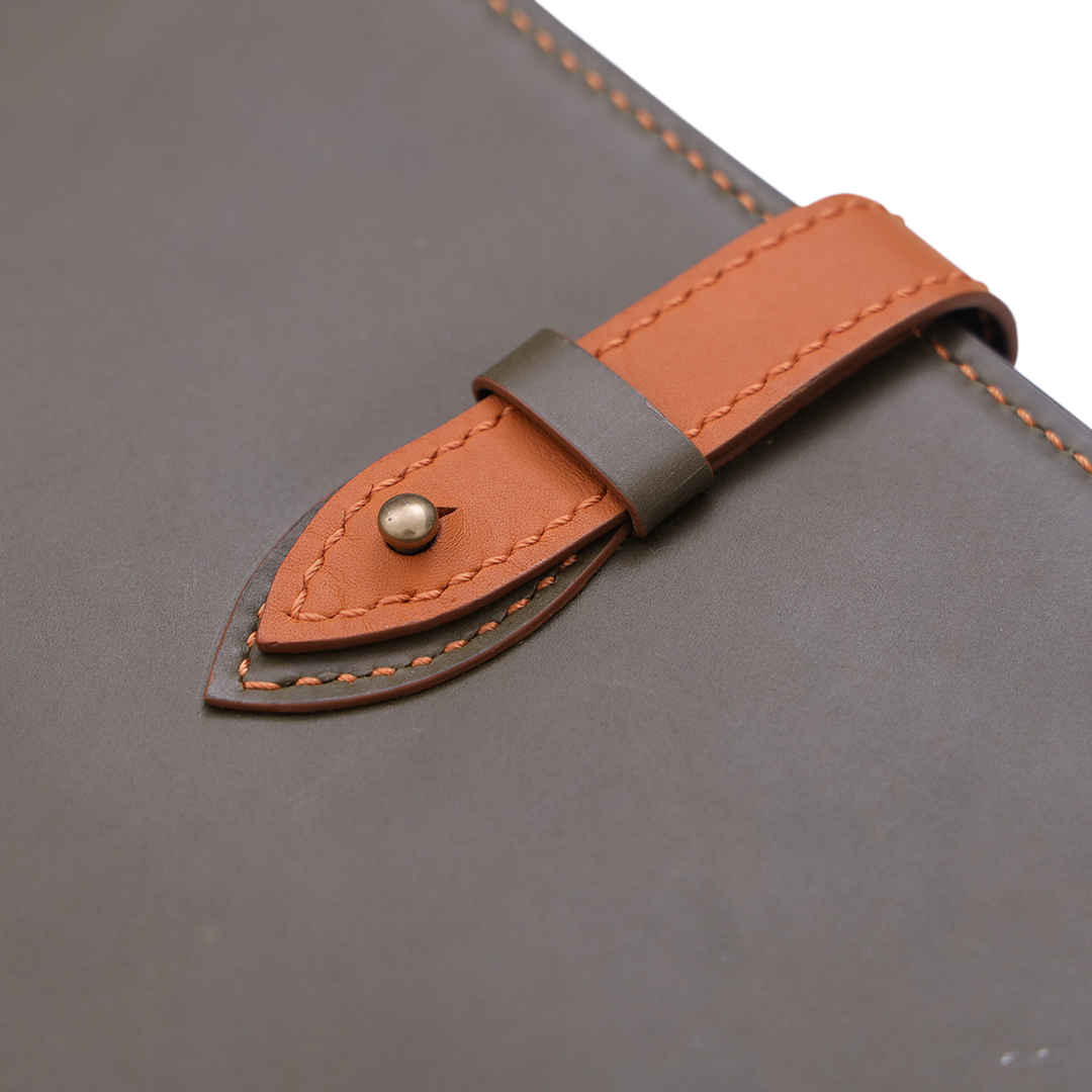 HANDMADE OFFICE LATHER NOTEBOOK