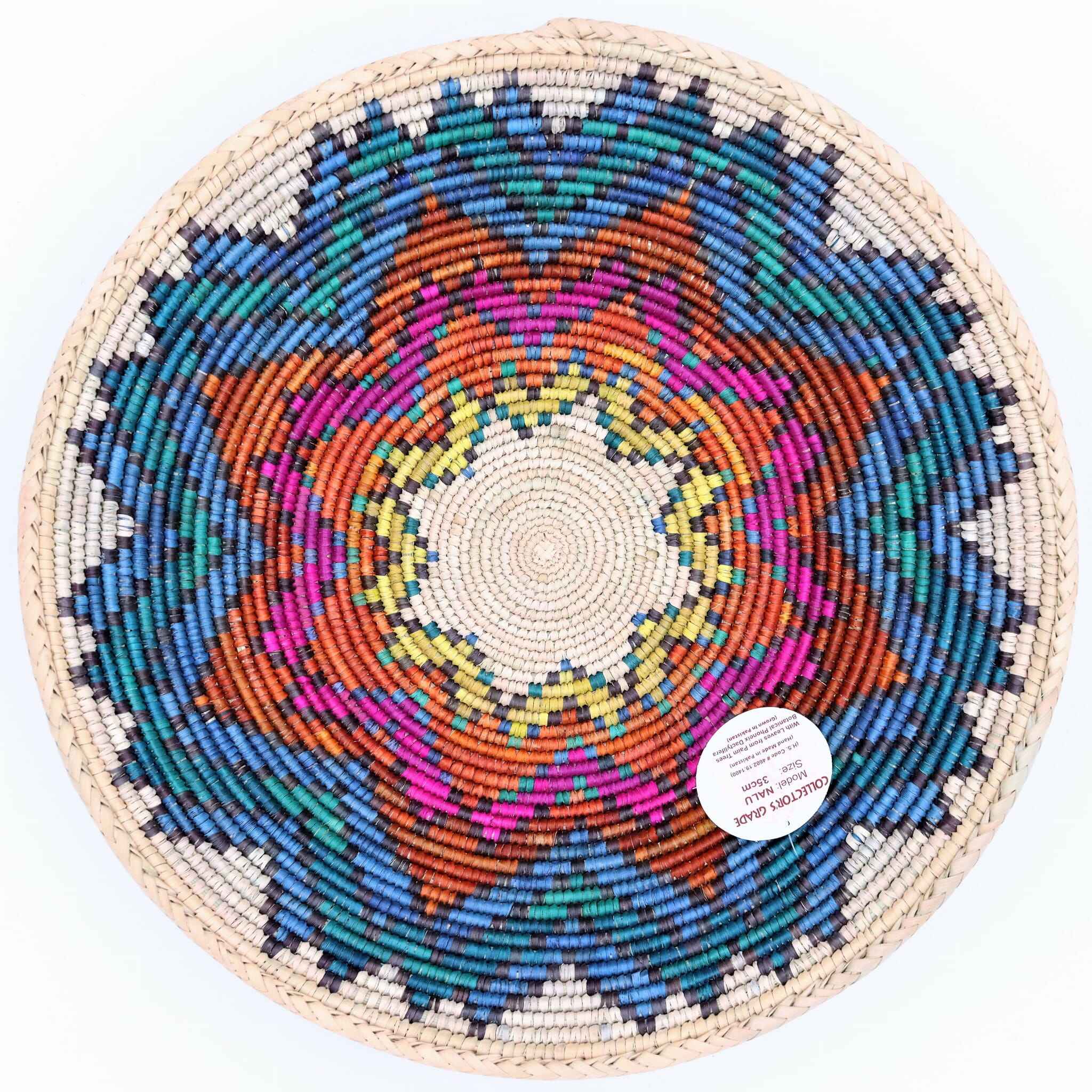 HANDWOVEN COLLECTOR'S GRADE BASKET (NAVU)