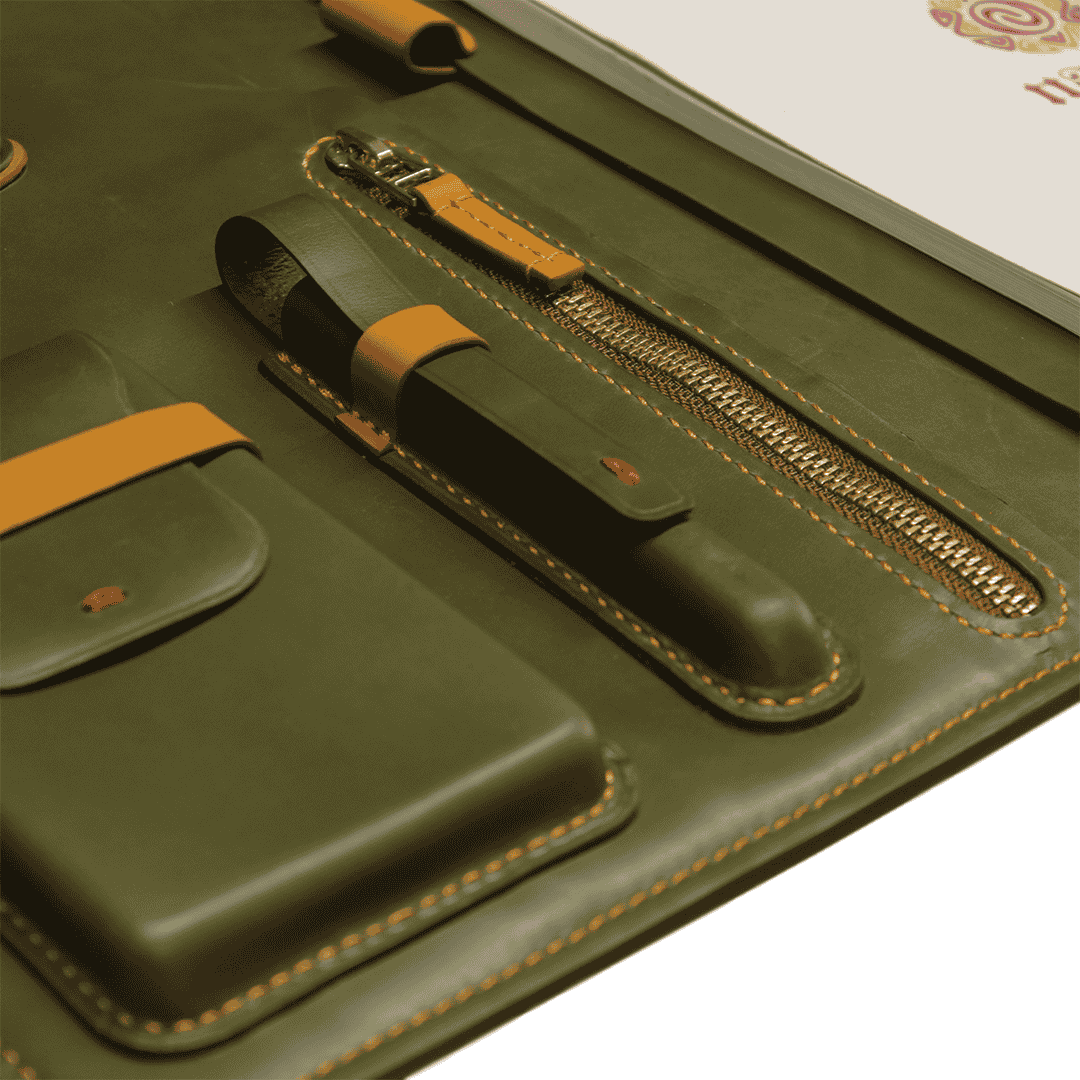 HANDMADE LEATHER OFFICE/TRAVAL NOTEBOOK