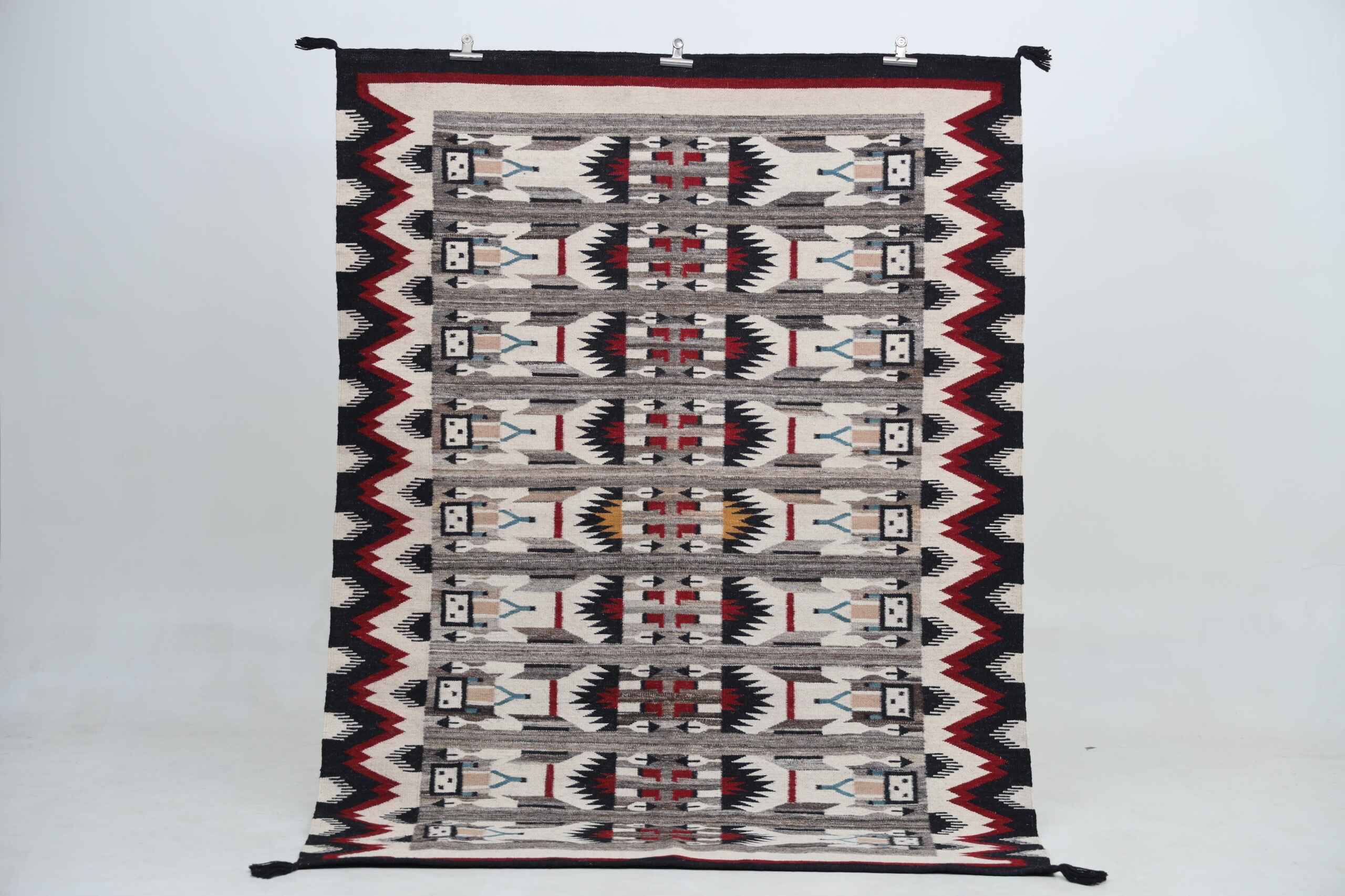 HAND WOVEN NATIVE STYLE COLLECTOR'S GRAND SOUTHWEST RUGS (NHWD)