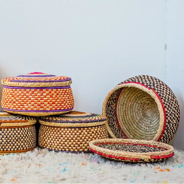 HAND WOVEN FIGURAL BASKETS (NFAU)