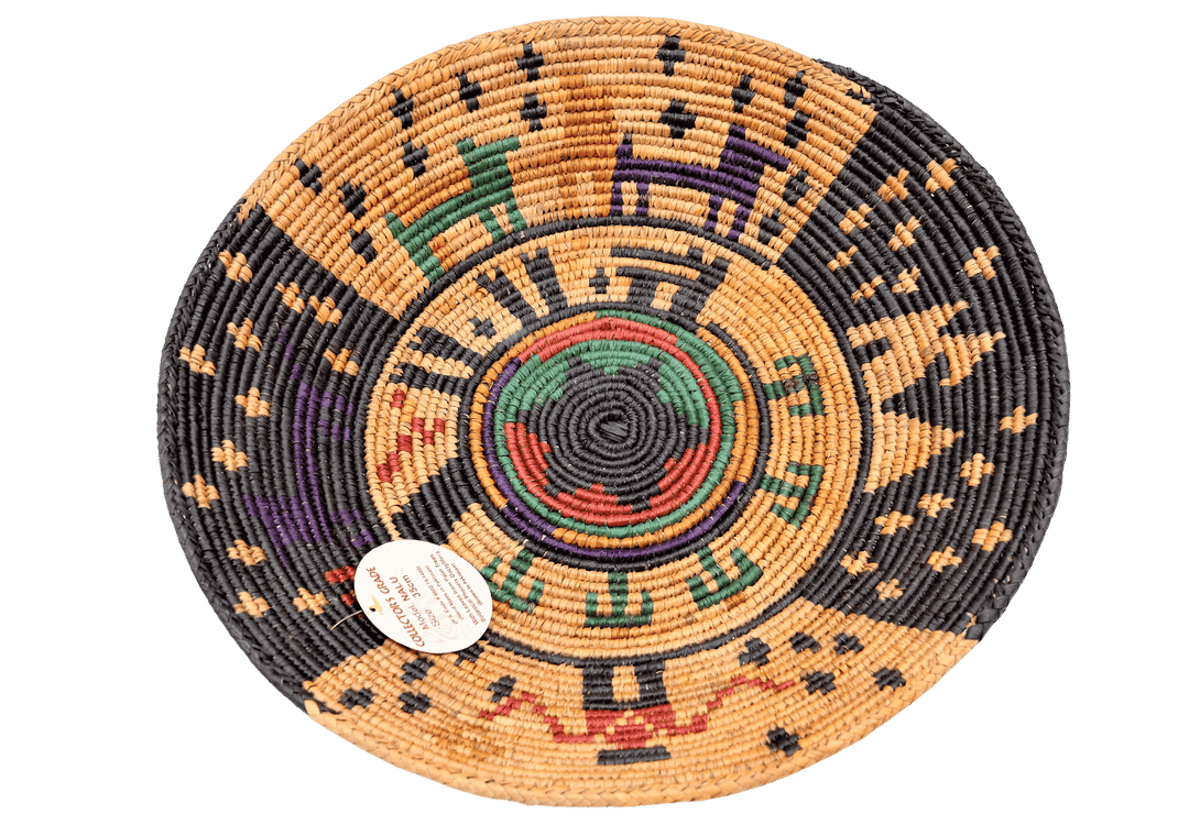 HANDWOVEN COLLECTOR'S GRADE BASKET (NAVP)
