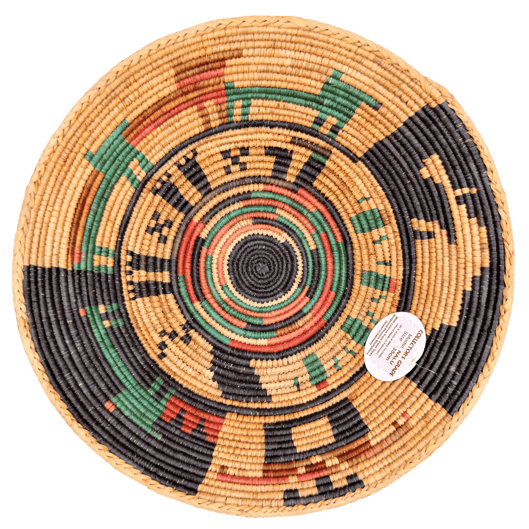 HANDWOVEN COLLECTOR'S GRADE BASKET (NAVP)