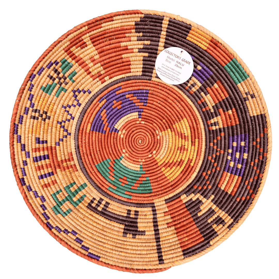HANDWOVEN COLLECTOR'S GRADE BASKET (NAVP)