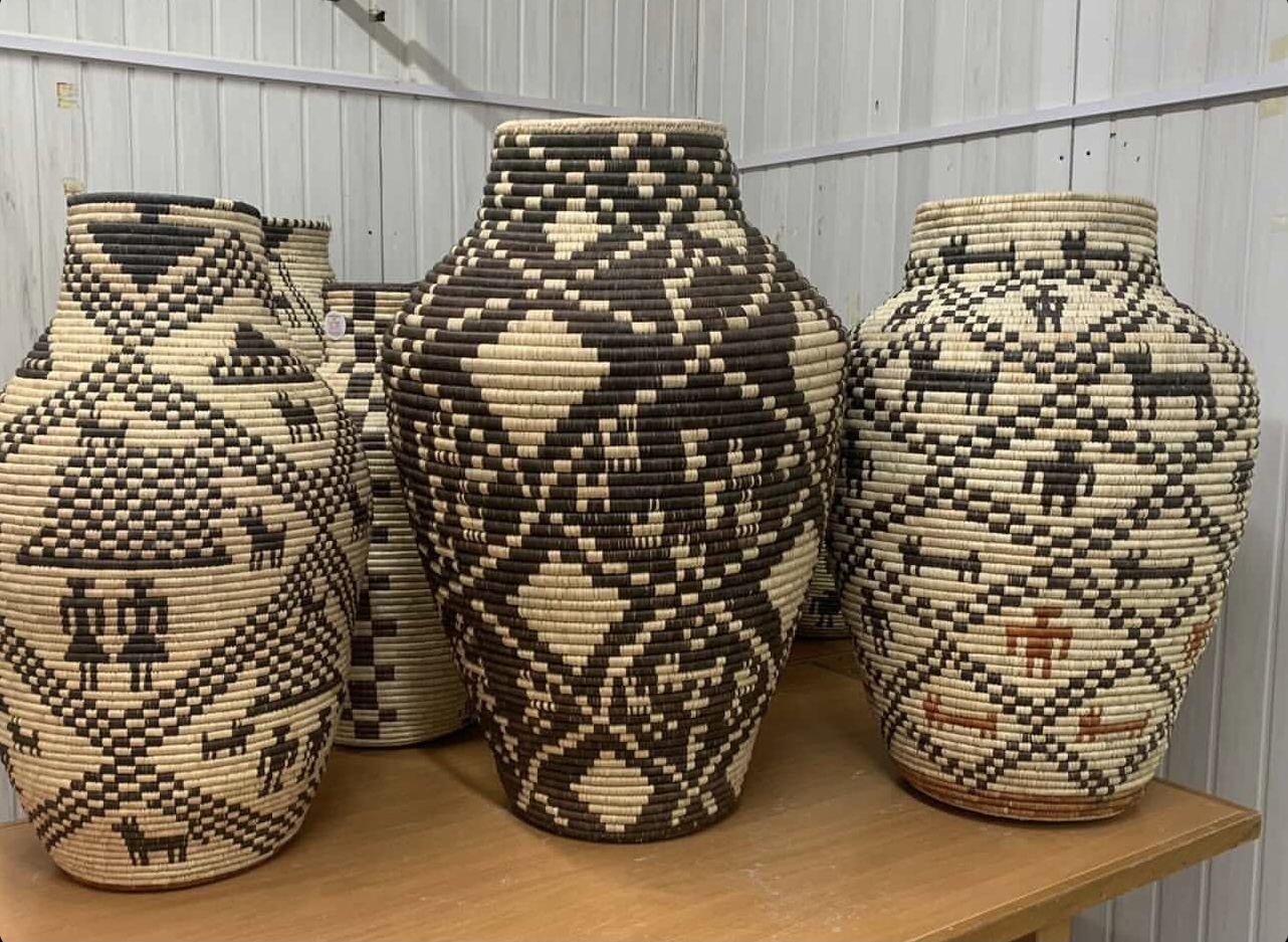HAND WOVEN PIMA BOTTLE BASKETS (NDDU)