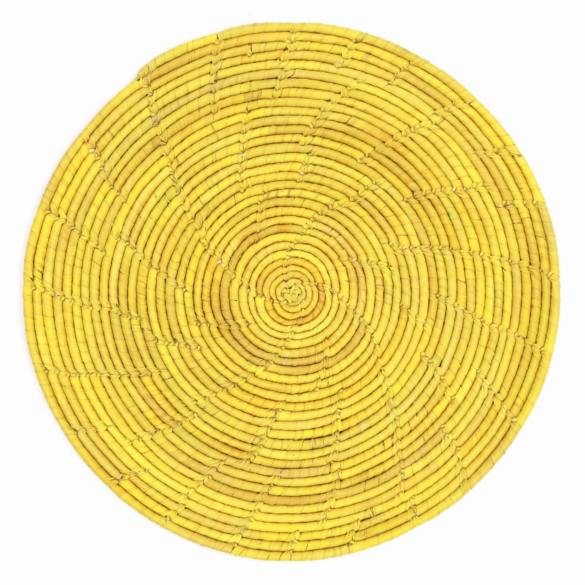 HAND WOVEN SINGLE COLOUR THIN MAT BASKETS (NIBW)