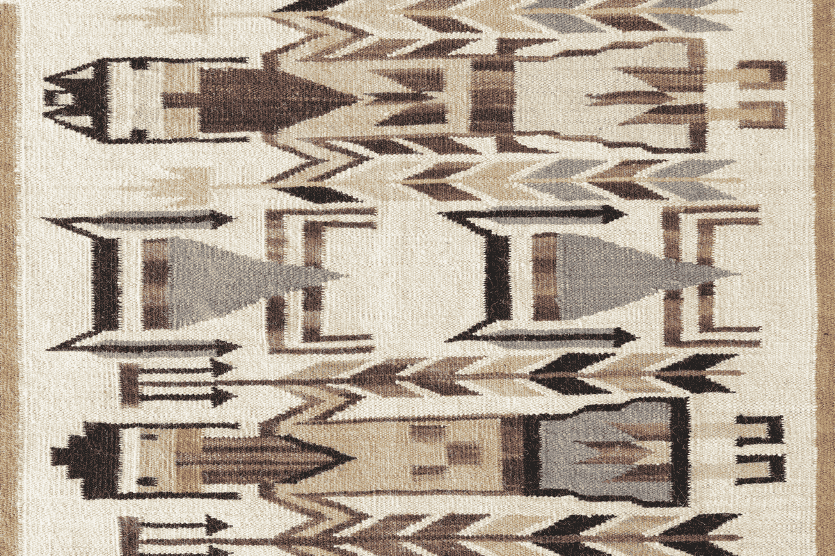 HAND WOVEN NATIVE STYLE COLLECTOR'S GRAND SOUTHWEST RUGS (NHWD)