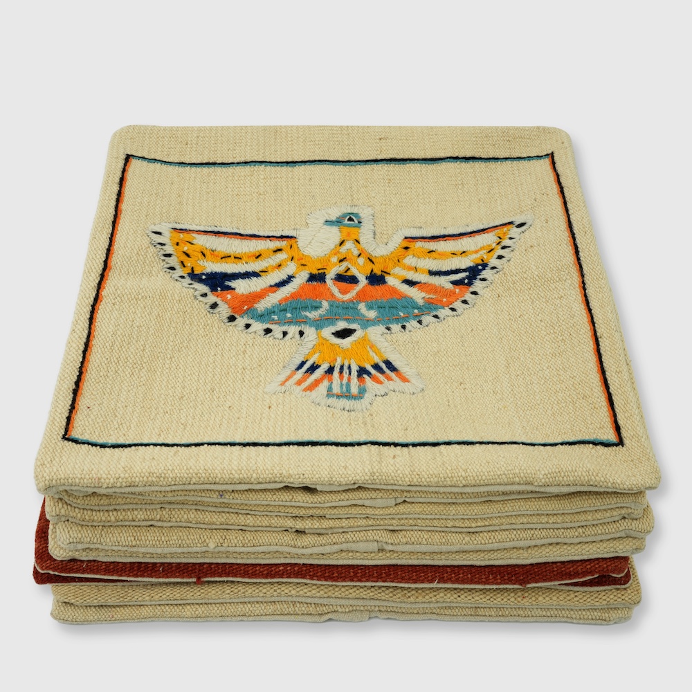HAND EMBROIDERED THROWS/ CUSHIONS