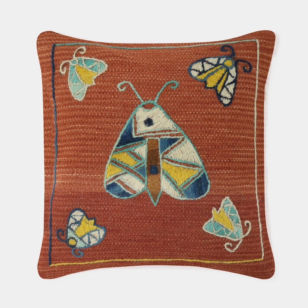 HAND EMBROIDERED THROWS / CUSHIONS