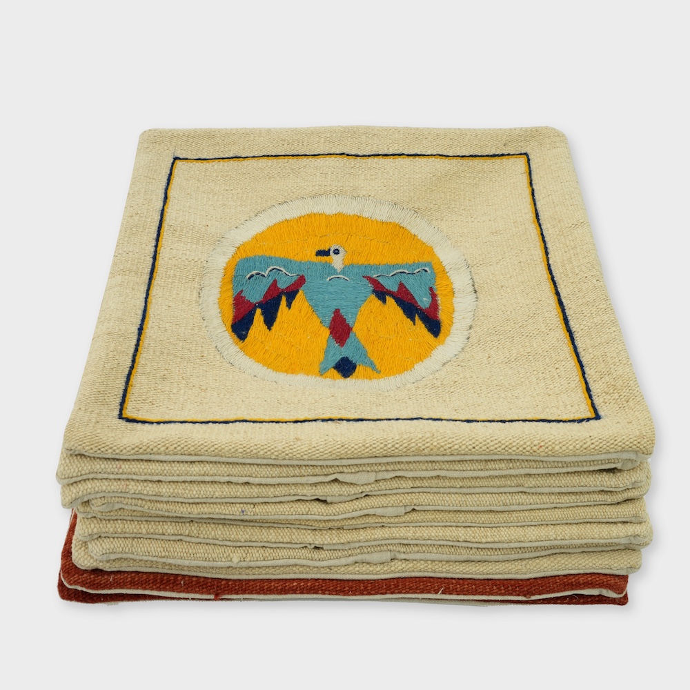 HAND EMBROIDERED THROWS / CUSHIONS