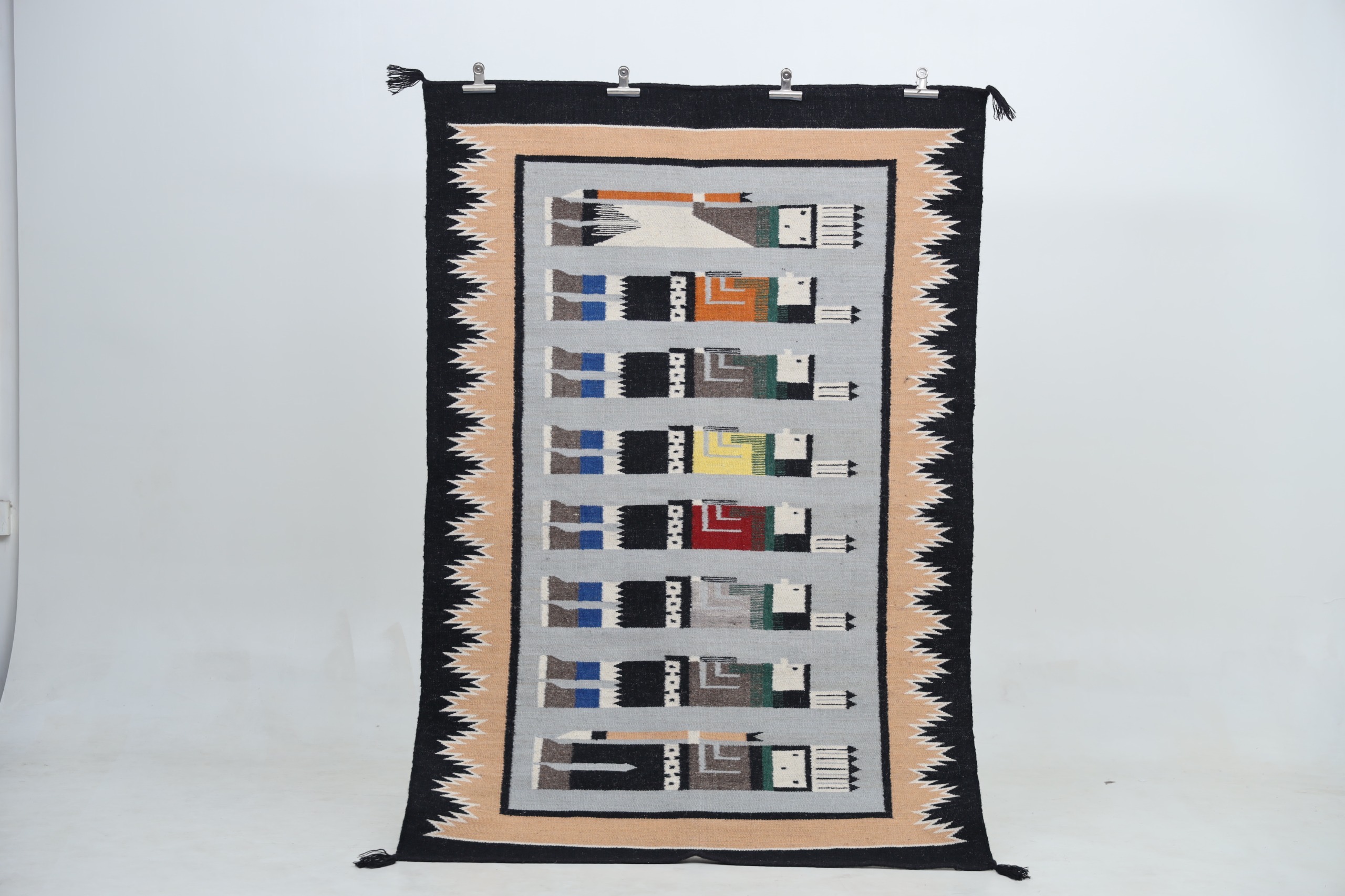 HAND WOVEN NATIVE STYLE COLLECTOR'S GRAND SOUTHWEST RUGS (NHWD)