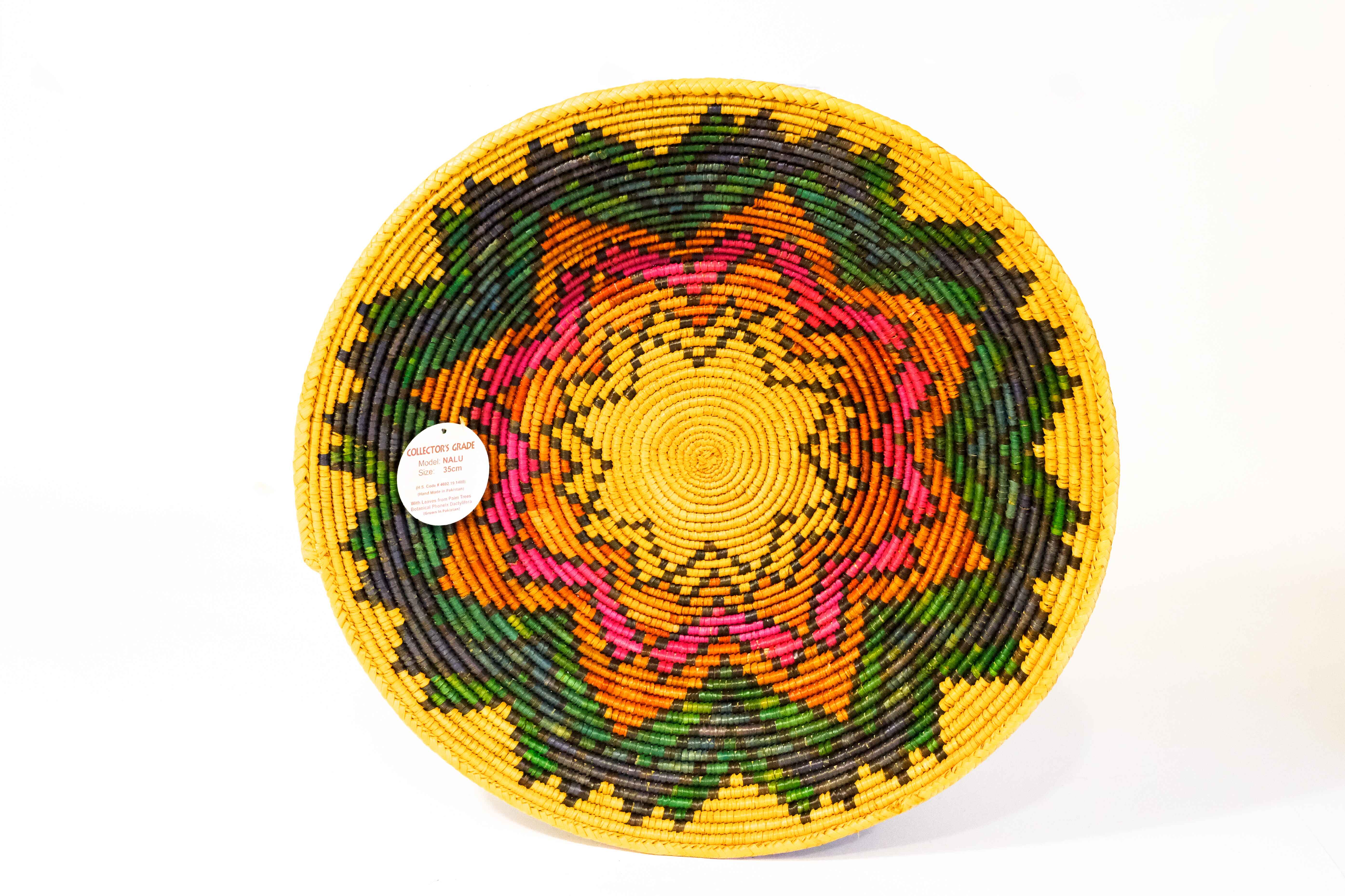 HANDWOVEN COLLECTOR'S GRADE BASKET (NAVP)