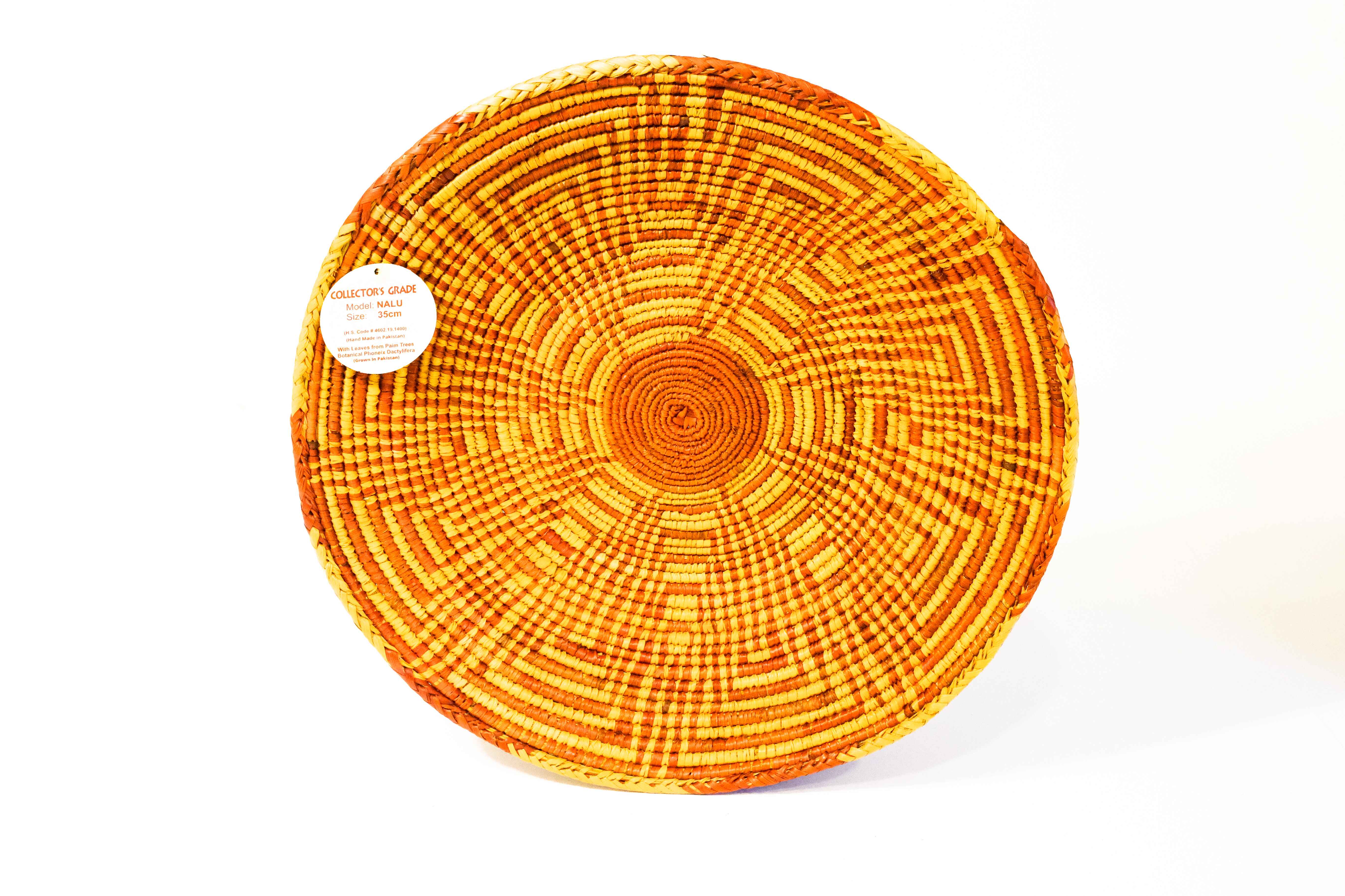 HANDWOVEN COLLECTOR'S GRADE BASKET (NAVP)