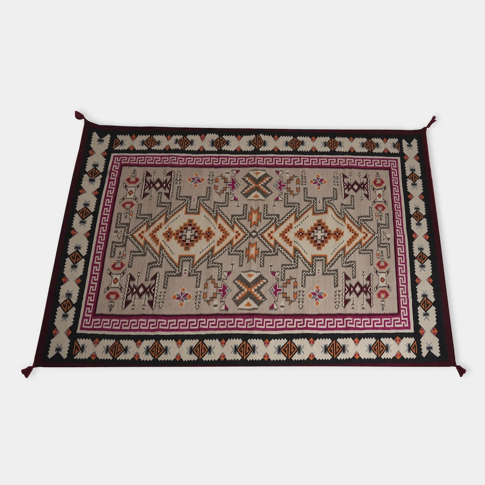 HAND WOVEN NATIVE STYLE COLLECTOR'S GRAND SOUTHWEST RUGS (NHWD)