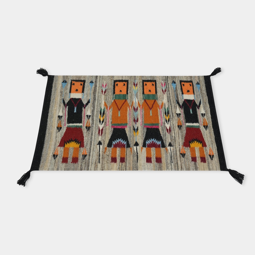 HAND WOVEN NATIVE STYLE COLLECTOR'S GRAND SOUTHWEST RUGS (NHWD)