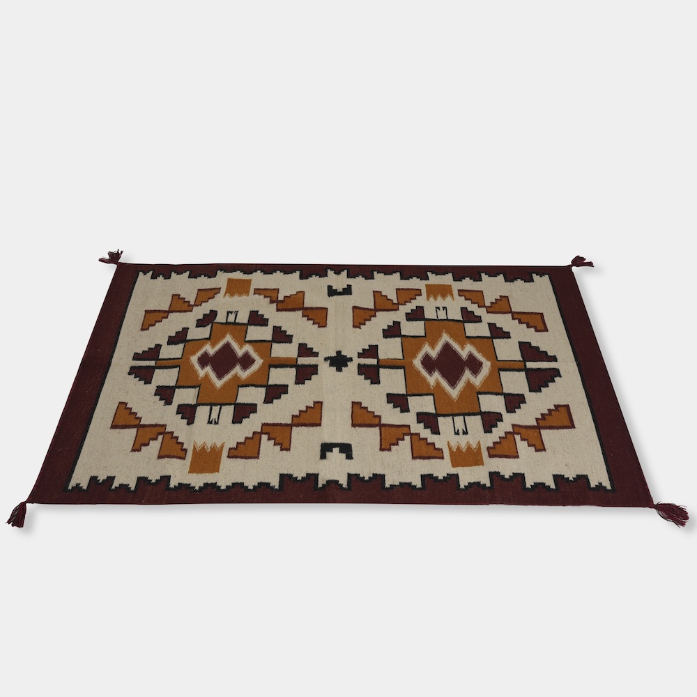 HAND WOVEN NATIVE STYLE COLLECTOR'S GRAND SOUTHWEST RUGS (NHWD)