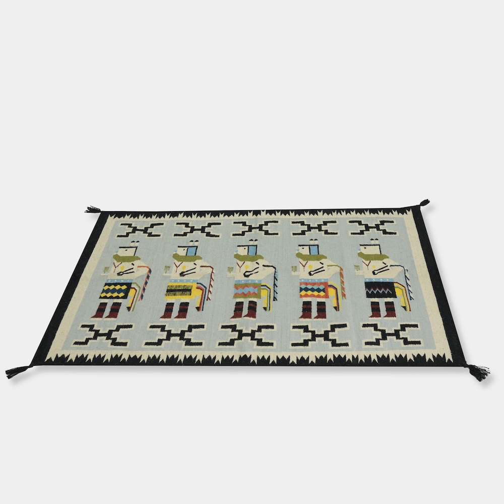 HAND WOVEN NATIVE STYLE COLLECTOR'S GRAND SOUTHWEST RUGS (NHWD)