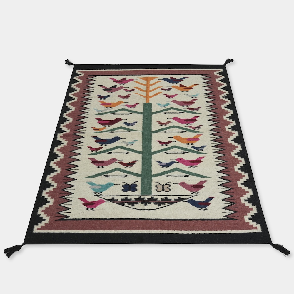HAND WOVEN NATIVE STYLE COLLECTOR'S GRAND SOUTHWEST RUGS (NHWD)