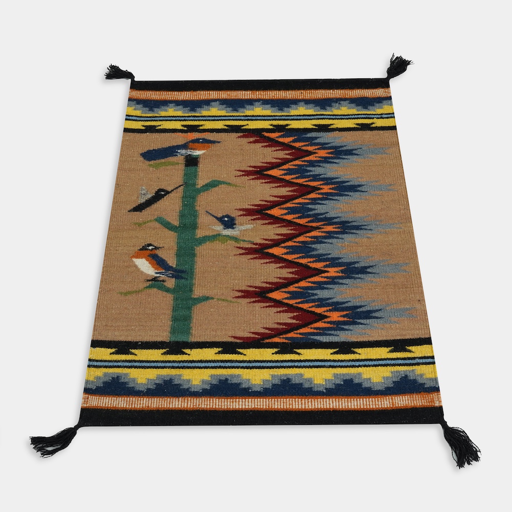 HAND WOVEN NATIVE STYLE COLLECTOR'S GRAND SOUTHWEST RUGS (NHWD)