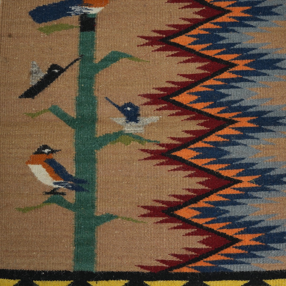 HAND WOVEN NATIVE STYLE COLLECTOR'S GRAND SOUTHWEST RUGS (NHWD)