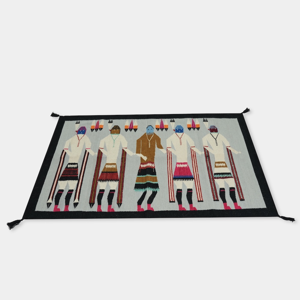 HAND WOVEN NATIVE STYLE COLLECTOR'S GRAND SOUTHWEST RUGS (NHWD)