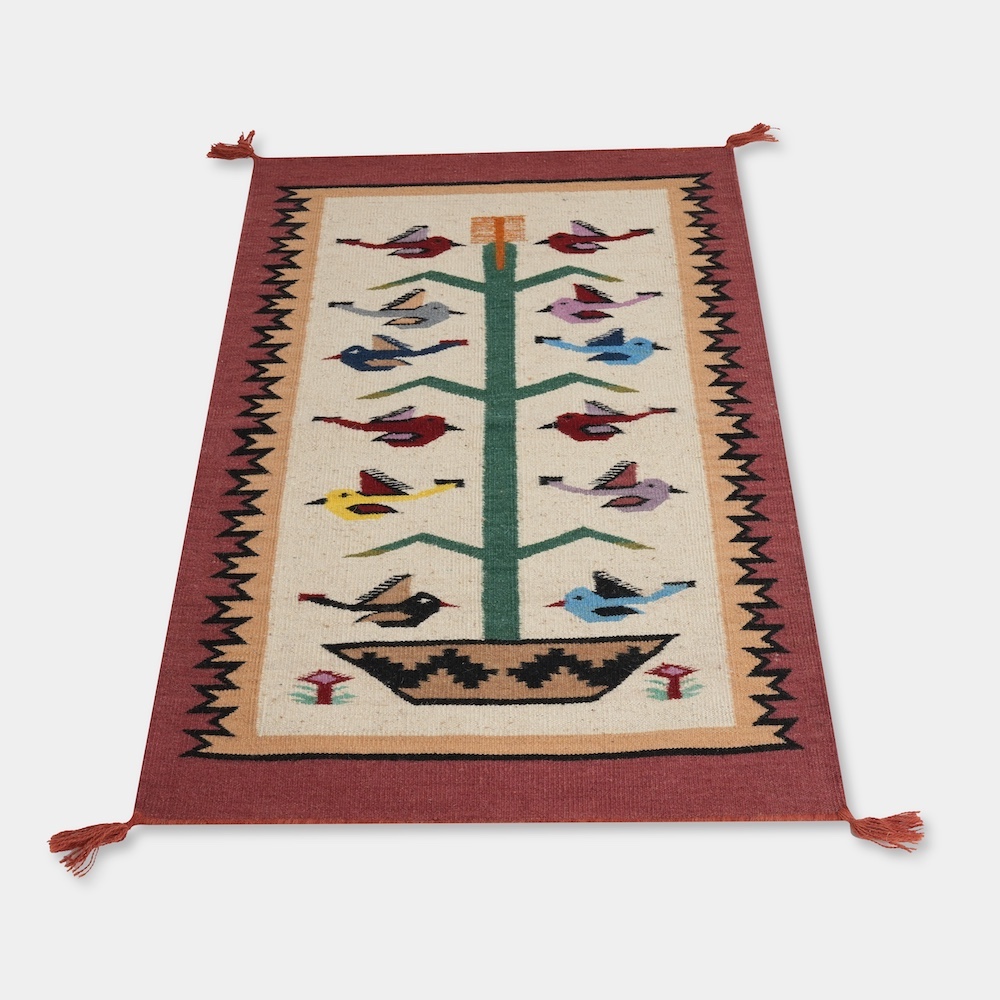 HAND WOVEN NATIVE STYLE COLLECTOR'S GRAND SOUTHWEST RUGS (NHWD)
