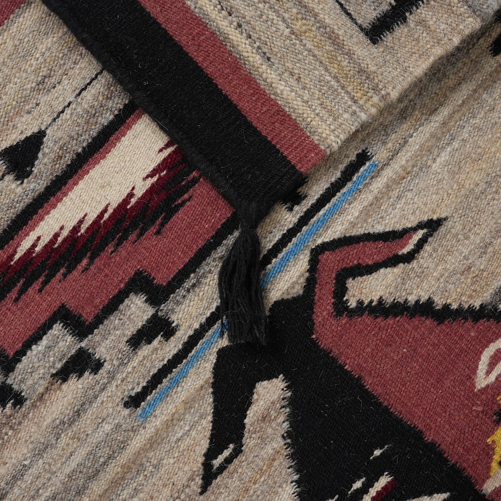 HAND WOVEN NATIVE STYLE COLLECTOR'S GRAND SOUTHWEST RUGS (NHWD)
