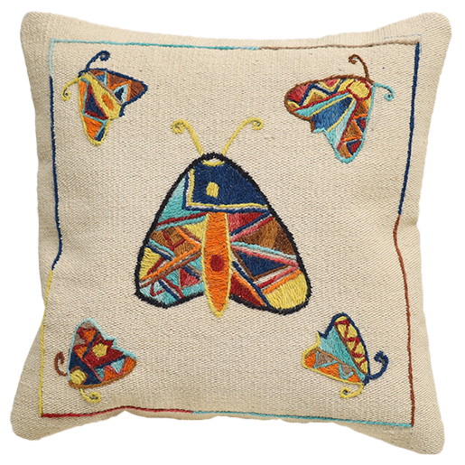 HAND EMBROIDERED THROWS/ CUSHIONS - 232 HAND EMBROIDERED THROWS/ CUSHIONS - 232