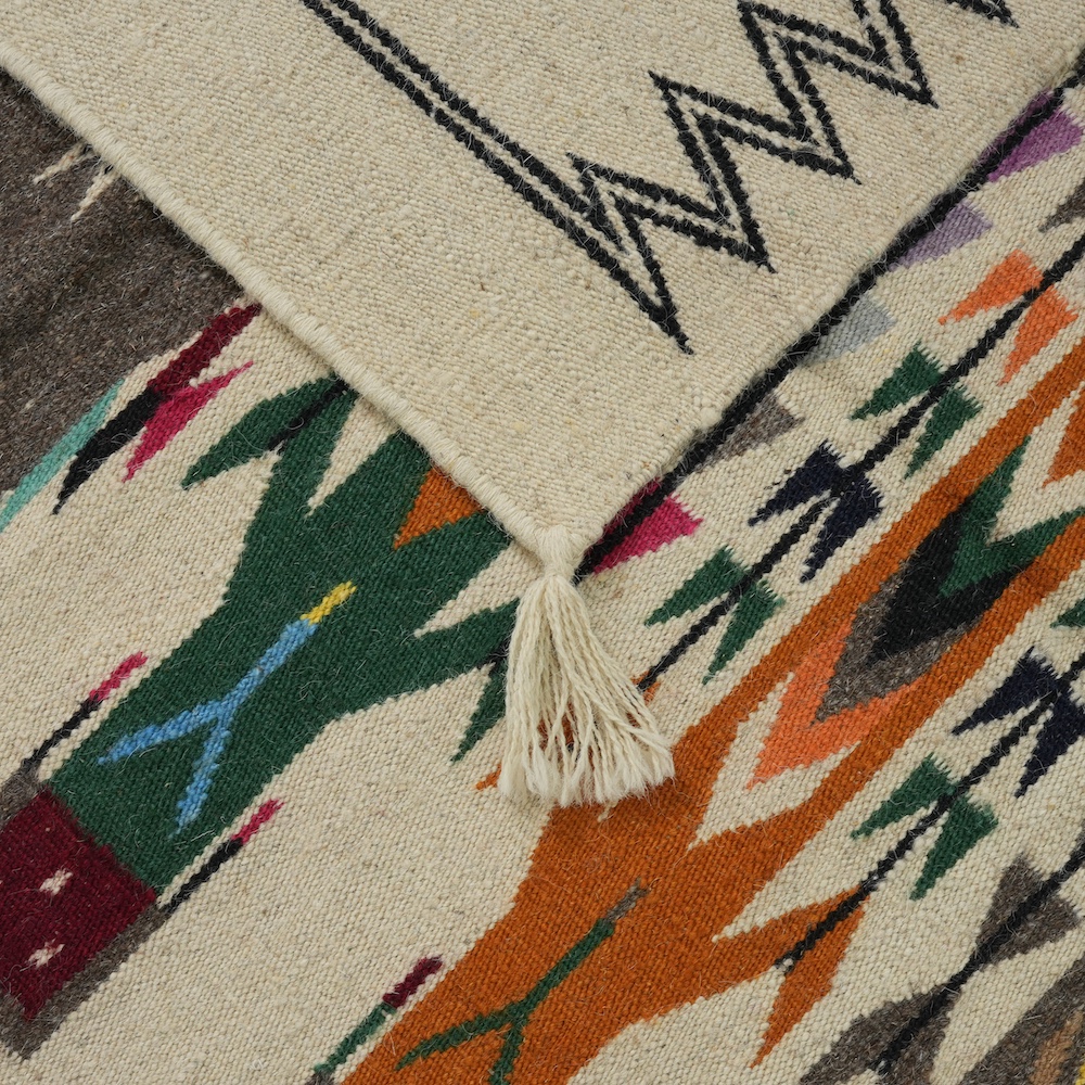 HAND WOVEN NATIVE STYLE COLLECTOR'S GRAND SOUTHWEST RUGS (NHWD)
