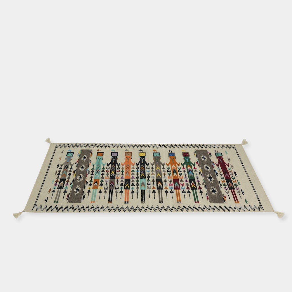 HAND WOVEN NATIVE STYLE COLLECTOR'S GRAND SOUTHWEST RUGS (NHWD)